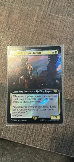 Lotho, Corrupt Shirriff (Extended Art) Surge Foil - Image 1