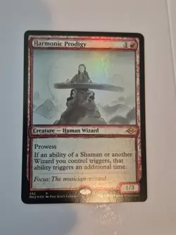 1x FOIL SHOWCASE Harmonic Prodigy Modern Horizons 2 MTG 352 NM x1 - Image 1