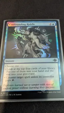 Confounding Riddle, FOIL, Lost Caverns of Ixalan, Pack Fresh - Image 1