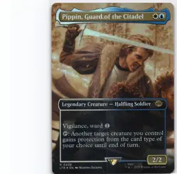 Pippin, Guard of the Citadel (Borderless) Foil R Universes Beyond: The Lord of t - Image 1