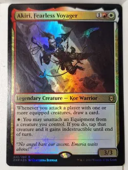Akiri, Fearless Voyager - FOIL - Zendikar Rising - Magic the Gathering MTG Nice! - Image 1