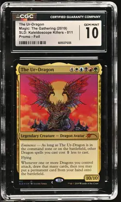 THE UR-DRAGON Secret Lair Foil Mythic CGC 10 MTG EDH [Nostalgium] - Image 1
