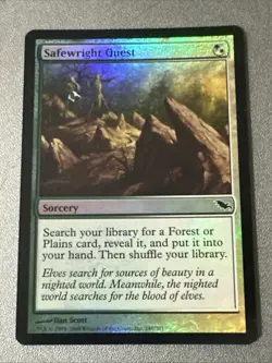 Safewright Quest Foil X1 Shadowmoor NM Condition See Pics Front Back - Image 1