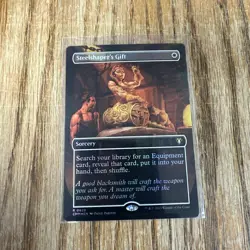 Steelshaper's Gift - FOIL BORDERLESS #629 - Commander Masters Pack Fresh Mint 🔥 - Image 1