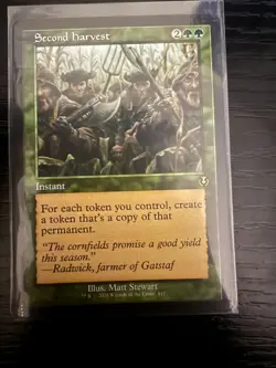 Second Harvest Regular - Innistrad Remastered MTG-NM Retro - Image 1