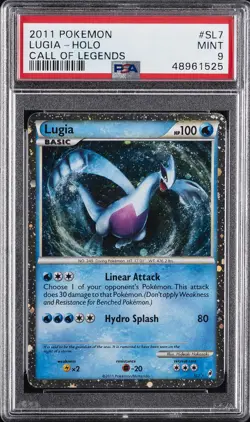 2011 POKEMON CALL OF LEGENDS #SL7 LUGIA-HOLO PSA 9 - Image 1
