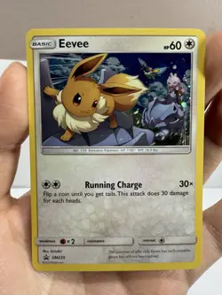 2019 Pokemon Eevee Sun & Moon Era SM235 Black Star Promo Holo - Image 2