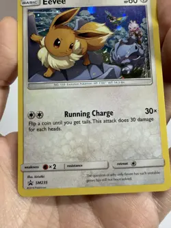 2019 Pokemon Eevee Sun & Moon Era SM235 Black Star Promo Holo - Image 4