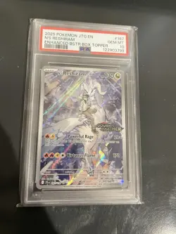 Pokemon TCG Journey to Together Stamped Card 167/159 N's Reshiram PSA 10 - Image 1