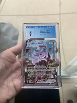 Espeon VMAX 270/264 Alt Art Secret Fusion Strike 2021 Pokemon CGC 9 (Blue Label) - Image 1