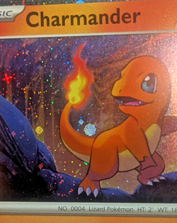 2 SWIRL Pokemon TCG Charmander 047 Cosmos Holo Black Star Promo NM - Image 3