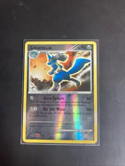 Pokemon Lucario LV.42 Platinum 53/127 Reverse Holo Uncommon LP - Image 1