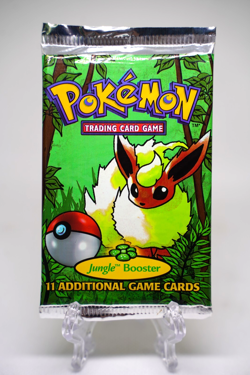 Pokemon Jungle Unlimited 1999 Flareon Artwork Booster Pack WOTC Sealed Vintage - Image 1