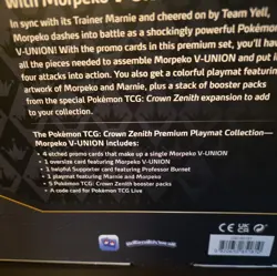 Pokemon TCG: Crown Zenith Premium Playmat Collection - Morpeko V-UNION Brand NEW - Image 5