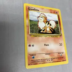 Pokemon Base Set Growlithe 28/102 Non-Holo Pack Fresh - Image 3