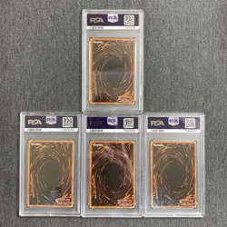 2002 Yu-Gi-Oh! MRD Gate Guardian Sanga Suijin Kazejin PSA 4 SET - Image 2