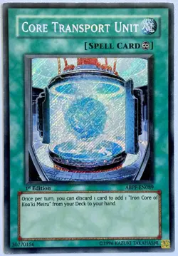 ABPF-EN089 Core Transport Unit - Secret Rare 1st Edition Lightly Played YuGiOh - Image 1