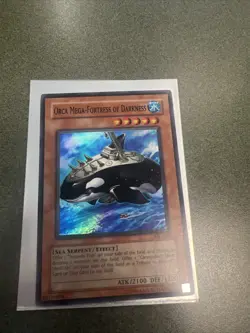 Orca Mega-Fortress of Darkness ioc-084 Unltd Ed (LP) Super Rare Yu-Gi-Oh! - Image 1