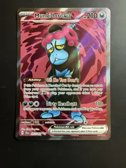 Munkidori ex 083/064 Shrouded Fable Full Art Ultra Rare Pokemon TCG Card NM - Image 1