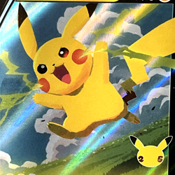 Mint Pikachu v Pokemon TCG SWSH143 Celebrations Card Promo - Image 2