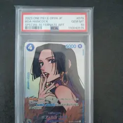 PSA 10 Boa Hancock OP01-078 Kingdoms of Intrigue One Piece Card - Image 2