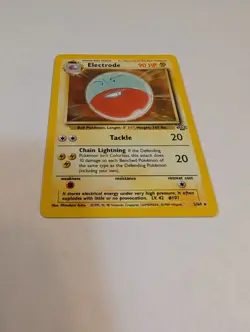 Electrode - Jungle 2/64 Unlimited Holo Rare Pokemon TCG Card LP - Image 3