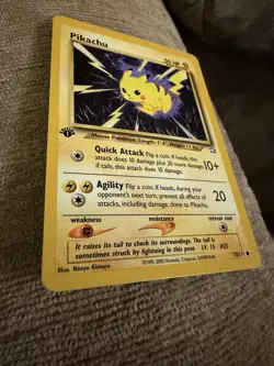 Pokemon Pikachu Card 70/111 First Edition WOTC Neo Genesis Vintage NM Or Mint - Image 5