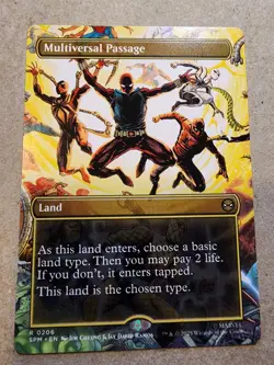 Multiversal Passage - #206 (Borderless) Marvel's Spider-Man Regular - Mtg - Image 1