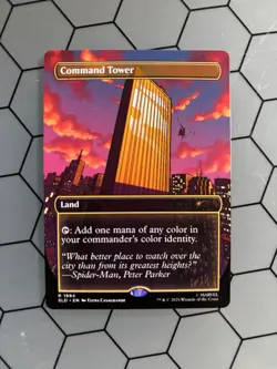 MTG | 🕷Spider-man🕷 | Command Tower (1994) | 🚫🌟Non-Foil 🌟🚫 - Image 1