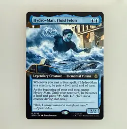 MTG: Hydro-Man, Fluid Felon (Extended Art) Marvel's Spider-Man Regular NM - Image 1