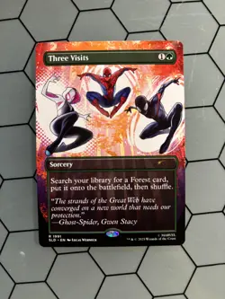 MTG | 🕷Spider-man🕷 | Three Visits (1991) | 🚫🌟Non-Foil 🌟🚫 - Image 1