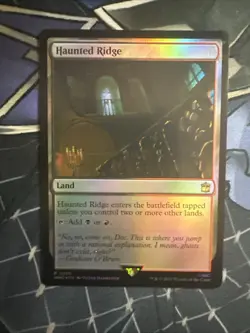 Haunted Ridge 0286 Non Foil Rare Doctor Who Commander MTG Near Mint - Image 1