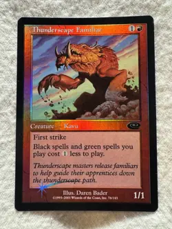 MTG - Thunderscape Familiar - Planeshift - Foil - NM - Free Shipping! - Image 1