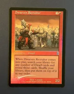 Dwarven Recruiter - LP - Foil - MTG Odyssey - Image 1