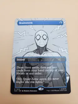 Spider-man Brainstorm (7013) Secret Lair (Non-Foil) Chase Card MTG Super Rare - Image 3