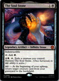 The Soul Stone Marvel's Spider-Man Magic The Gathering MTG NM #66 - Image 1