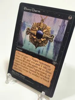 Ebony Charm - Mirage - MTG Magic - Common - Black Instant - Image 4