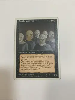 Scathe Zombies - Fourth Edition 4th - MTG Magic - Common - Black Creature - Image 1