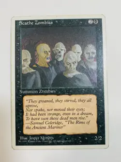 Scathe Zombies - Fourth Edition 4th - MTG Magic - Common - Black Creature - Image 2