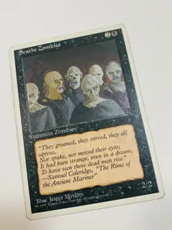 Scathe Zombies - Fourth Edition 4th - MTG Magic - Common - Black Creature - Image 3