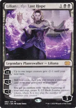 Liliana, the Last Hope 2X2 NM MTG Magic Card - Image 1