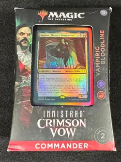 Magic the Gathering MTG Innistrad CRIMSON VOW Commander Deck VAMPIRIC BLOODLINE - Image 1