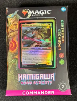 Magic the Gathering MTG KAMIGAWA NEON DYNASTY Commander Deck UPGRADES UNLEASHED - Image 1