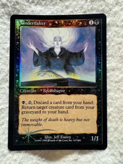 MTG - Undertaker - Mercadian Masques - Foil - NM - Free Shipping! - Image 1