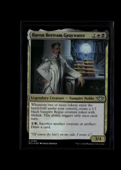 MTG Foil-Baron Bertram Graywater-Outlaws of Thunder Junction #195 - Image 1