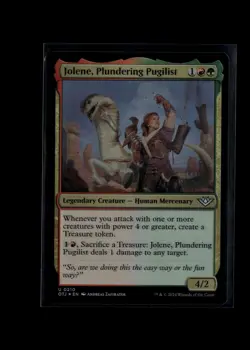 MTG Foil-Jolene, Plundering Pugilist-Outlaws of Thunder Junction #210 - Image 1