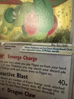 Flygon ex 87/92 Legend Maker Holo Pokemon - Image 3