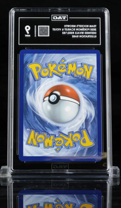 Team Rocket's Meowth 2025 pokemon Scarlet&Violet #203/182 Illustration Rare - Image 2