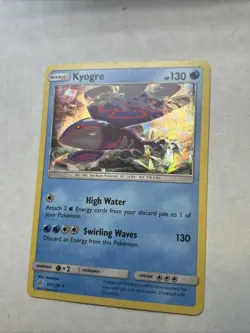 Pokemon TCG Kyogre 53/236 Cracked Ice Holo Deck Exclusives Cosmic Eclipse NM/VLP - Image 1