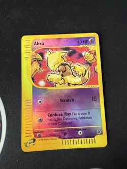 2002 Pokemon Expedition Abra #93/165 Reverse Holo TCG WOTC VINTAGE - Image 1